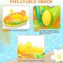 Baby Unicorn Pool Float with Sun Canopy -Baby Swim Ring,Inflatable Swimming Ring Infant Baby Floatie Spring Float Pool Fit Safety Seat (FREE SHIPPING) Image 2