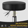 Heavy Duty Black Adjustable Swivel Stool Image 6