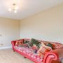 Beautiful Leather and Kilim 3 peice sofa set. 1 3 seater sofa 2 matching wingback armchairs Image 3