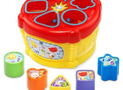 VTech Sort and Discover Drum, Musical Toy with Learning Games, Interactive Toy