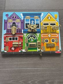melissa and Doug Latches board