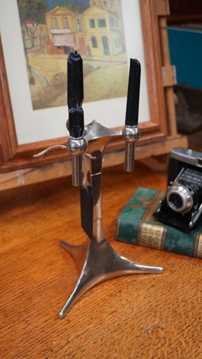 1960s BMF Nagel Style Modular Sculptural Candle Holder