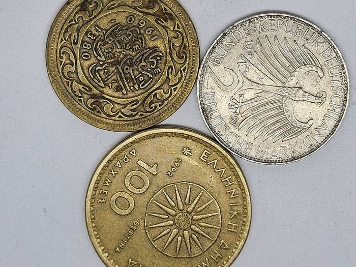Mixed Country Coin Lot Morocco Greece Germany