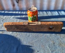 Antique wooden spirit level