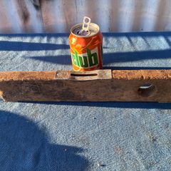 Antique wooden spirit level