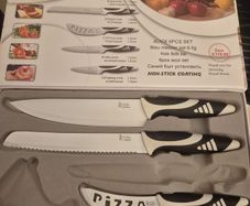 Black Handled Royal Swiss Knife Set