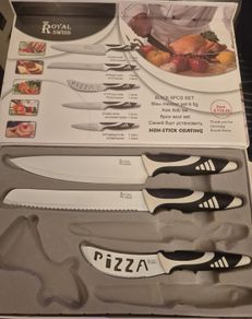 Black Handled Royal Swiss Knife Set