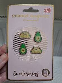 Free Fridge magnets taco and avo