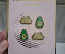 Free Fridge magnets taco and avo