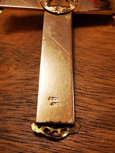 Vintage AMCO 10K GF cross pendant