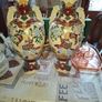 A Large Beautiful Old Pair of Satsuma Pottery Vases around 1900s, Japanese earthenware Image 3