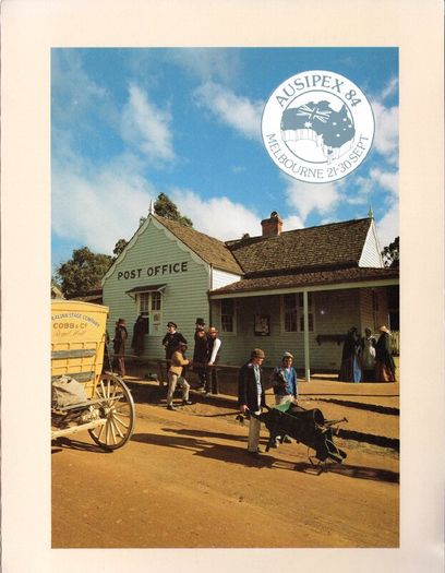 1984 Australia World Philatelic Exhibition AUSIPEX `84 - Melbourne, Australia Commemorative Stamps Sheetlet Presentation Pack