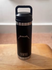 Metallica world Tour 72 seasons yeti rambler bottle chug cap insulated
