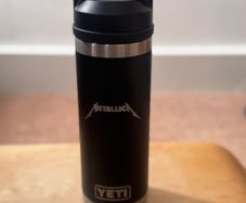 Metallica world Tour 72 seasons yeti rambler bottle chug cap insulated