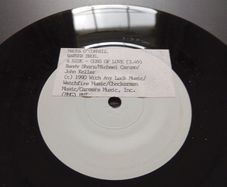 Guns of love/ Broken bicycles 7" vinyl test pressing maura o connell
