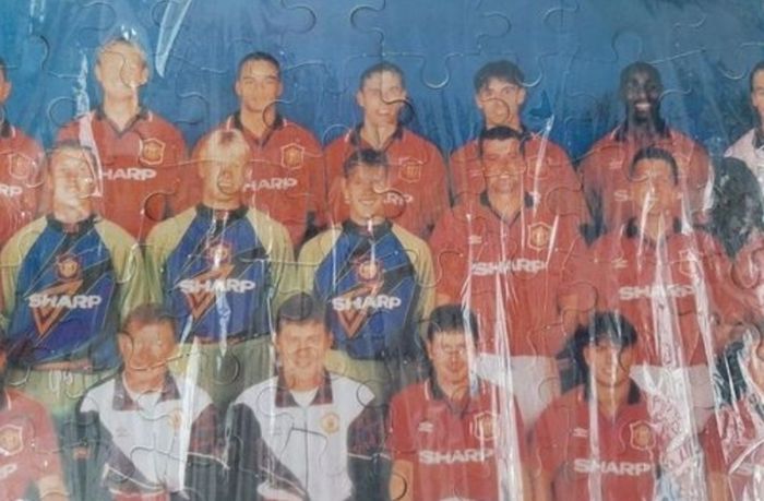 vintage collectable man United large jigsaw