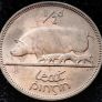 [#57] - Ireland 1942 | Irish 1/2d | Irish Half Penny | Sow | KM.10 Image 2