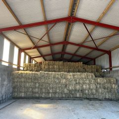 Hay square bales