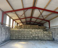 Hay square bales