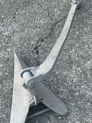 10lb plough anchor. Galvanized. Good condition
