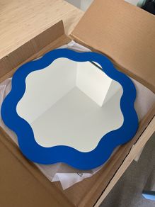 Blue Wall Mirror