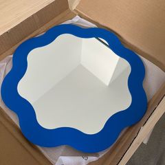 Blue Wall Mirror