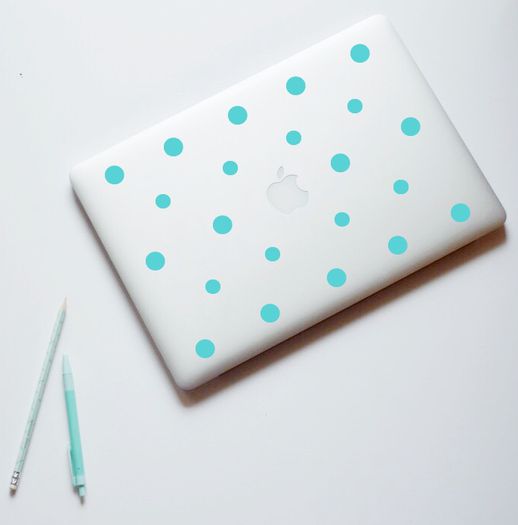 Dot Laptop Stickers, Dots, MacBook decal, Laptop Decal, Computer Decal