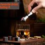 Whiskey Stones and Glasses Gift Set for Men 8 Whisky Scotch Bourbon Chilling Stones, 2 Whiskey Glasses in Wooden Box  Father's Day/Christmas/Birthday Gift/Present for Father Dad Boyfriend (FREE POSTAGE) Image 6