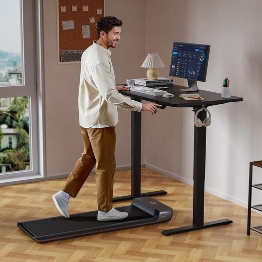 140 x 60 cm Standing Desk Electric Height Adjustable with 2 Hooks Computer 4 Memory Heights and Splice Board Ergonomic Sit Stand Table for Home Office Black