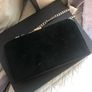 carvela velvet clutch bag with  crystals Image 2