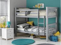 main image for ad Grey or white bunk beds on sale with foam mattresses