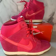 Hidden Heel Nike Dunk High Pink Gum