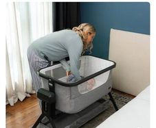 Baby Elegance Co-Glide Electric Bedside Crib