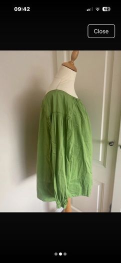 Uterque cotton top size 14