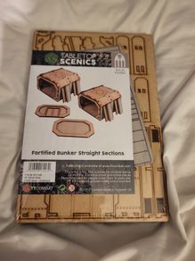 TT Combat Fortified Bunker Straight Sections (2)