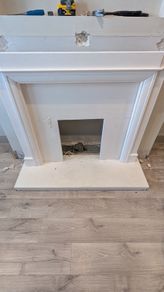 Premium Evonic Electric Fire Insert & Stone Surround (With Remote)