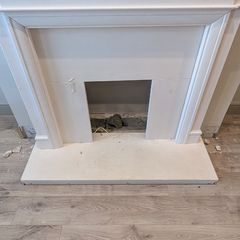 Premium Evonic Electric Fire Insert & Stone Surround (With Remote)