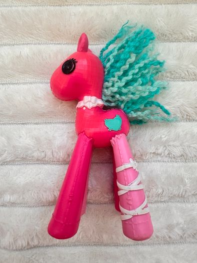 Lalaloopsy Ponies Pinkpetal approx. 12 cm. Used Please see photos