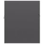 Sink Cabinet with Built-in Basin High Gloss Grey Chipboard Image 10