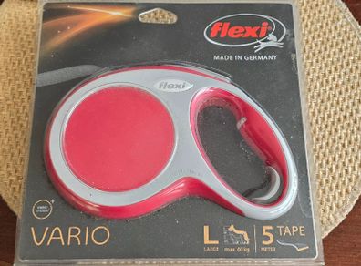 Flexi VARIO Dog Dog Leash Red
