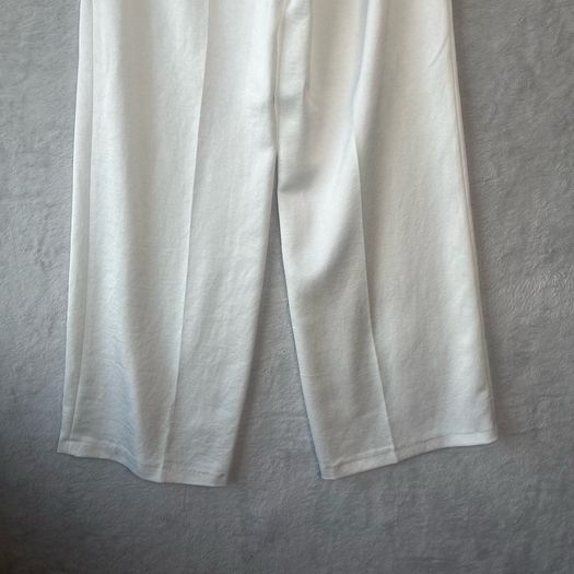 ba&sh Ivory White Wide Leg Tailored Trousers Size 1 S