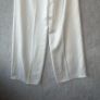 ba&sh Ivory White Wide Leg Tailored Trousers Size 1 S Image 7