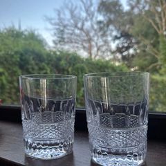 Waterford Crystal Irish Lace DOF Glasses Pair