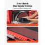 152.4mm Disc Sander & 101.6mm x 914.4mm Belt Sander, 400W Professional Belt Disc Sanders Combo with 0 - 45 Adjustable Worktable, Dust Collection Port for Woodworking & DIY Crafting Image 6