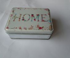 Tin box,Home, Small box, Trinket box,