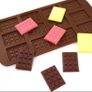 Mini Chocolate Bar Silicone mould for ice or chocolate Image 6