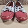 womens SEBAGO BALA BOAT shoes flats driving loafers salmon white Size UK 5 W EU 38 W Image 5