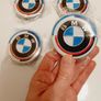 BMW 68mm Centre Caps. 50th Anniversary (A) FREE POST Image 2