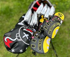 Full set of Taylormade golf clubs