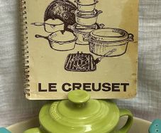 Vintage Le Creuset Elizabeth David paperback cook book